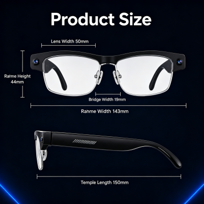 Vexors Pro – KI-Kamera-Brille mit Wechselgläsern