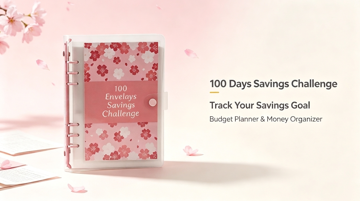 100 Days Money Saving Challenge Binder