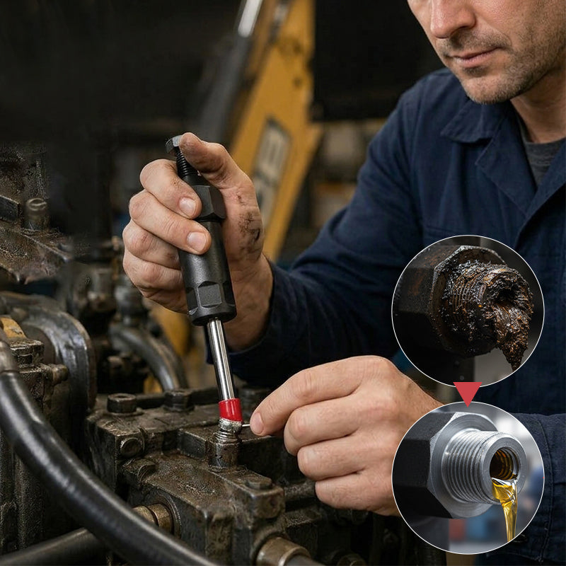 Heavy Duty Grease Fitting Cleaner Tool