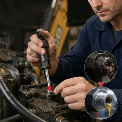 Heavy Duty Grease Fitting Cleaner Tool