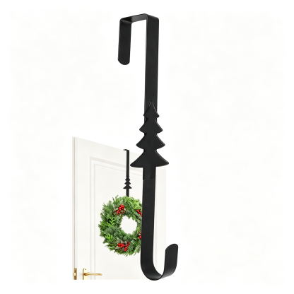Christmas Wreath Hook for Front Door Heavy Duty Welcome Sign Holder