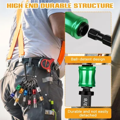 HVAC Swaging Drill Bit Set, Copper Tube Flaring Tool for Air Conditioning Repair