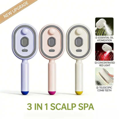 Electric Mist-Spraying Massage Cushion Brush