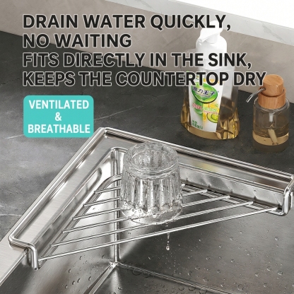 304 Stainless Steel Kitchen Sink Splash Guard, Deep Silicone Splash Stopper for Kitchen Faucet