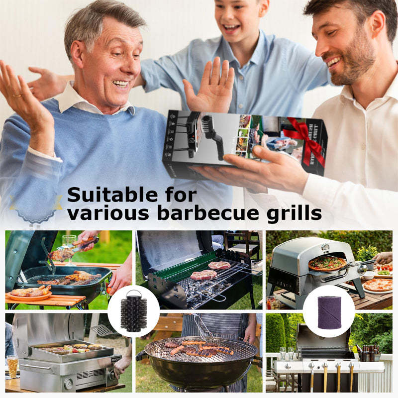 Electric 3-Speed Grill Brush