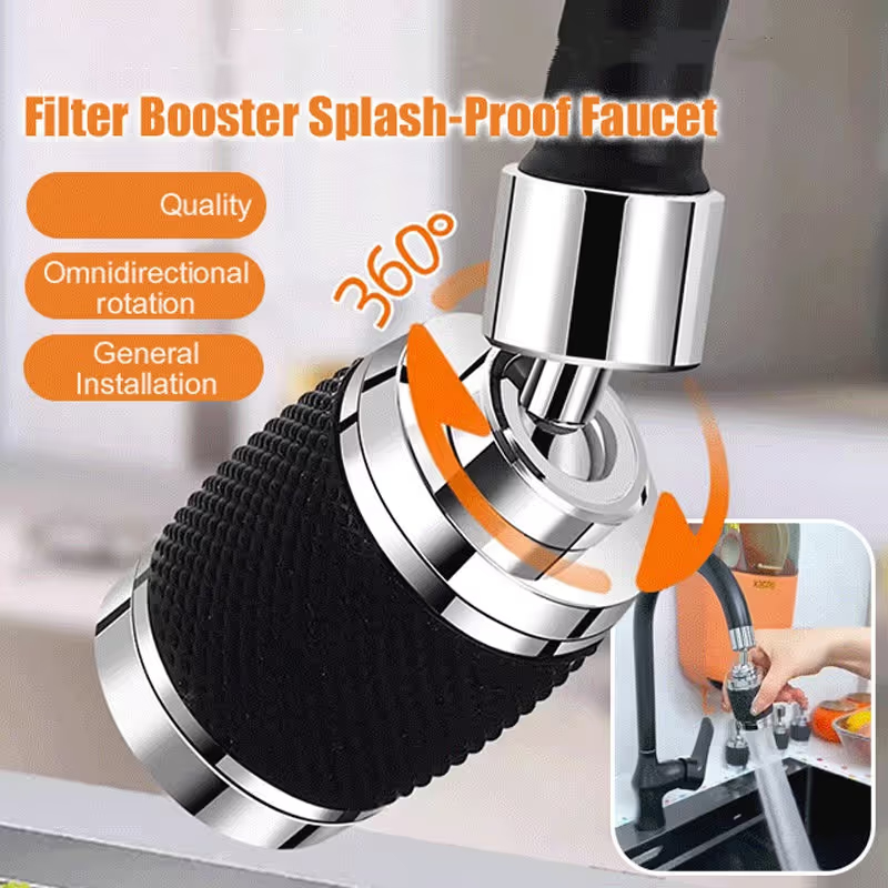 360 degree rotating faucet aerator