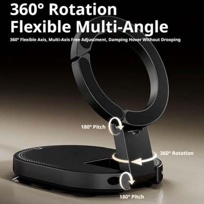 Compact Suction Magnetic Phone Mount