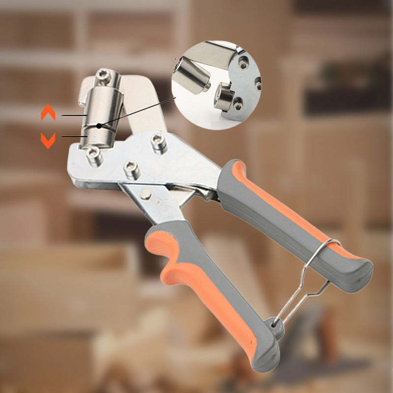 🛠️  Heavy Duty Eyelet Grommet Pliers Set, Hand Hole Punch Tool Kit with Metal Eyelets, For Leather, Canvas, Belt, Tents & DIY Craft Projects
