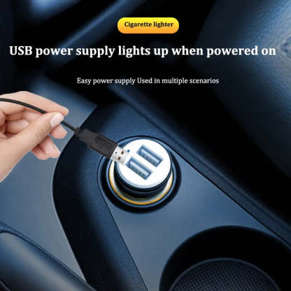 INSANE Car Glow Upgrade 🚗💡 USB Powered Ambient Fiber Lights That Transform Night Driving