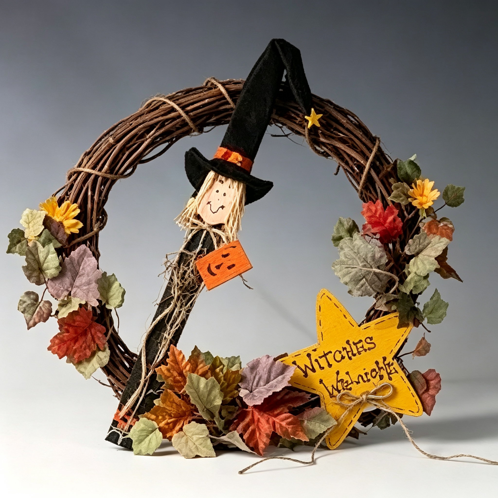 Grapevine garland decorating