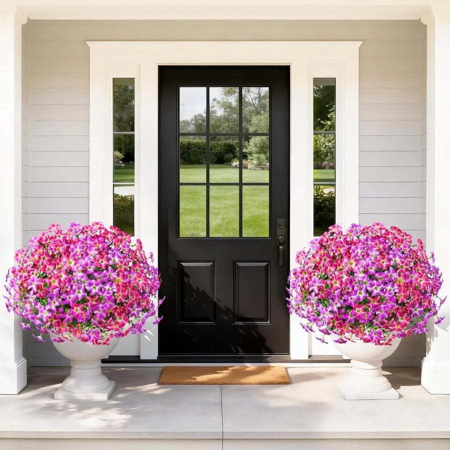 2026 Super Value Set UV Resistant Artificial Petunias Flowers