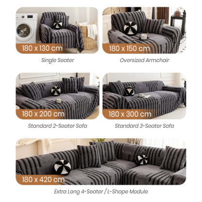 🔥NEW YEAR 50% OFF Sale!🔥Soft Plush Non-Slip Couch Cover