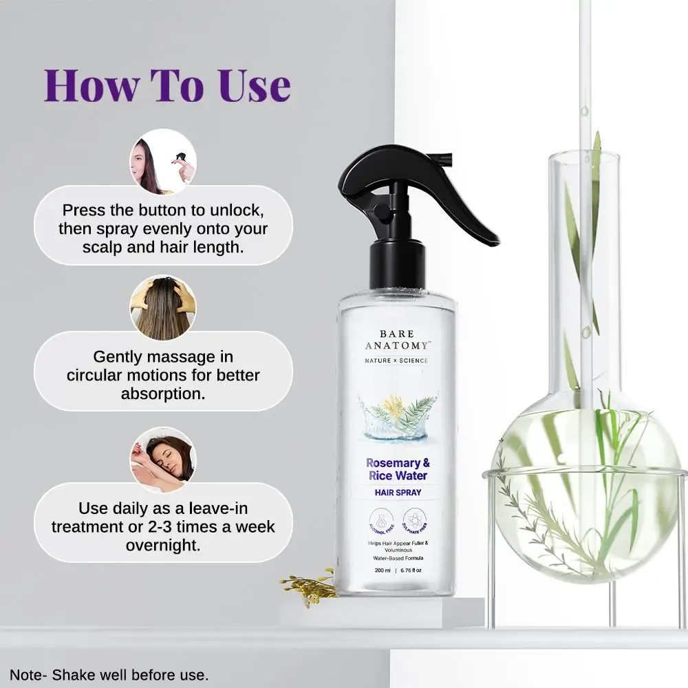 Nature x Science Rosemary Water & Rice Water 200 ml