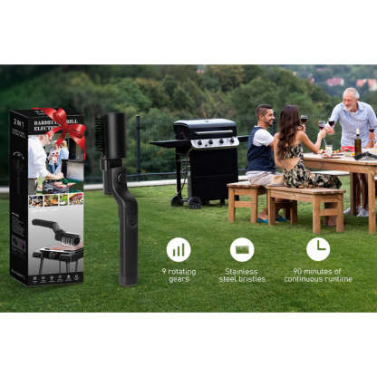 Electric 3-Speed Grill Brush