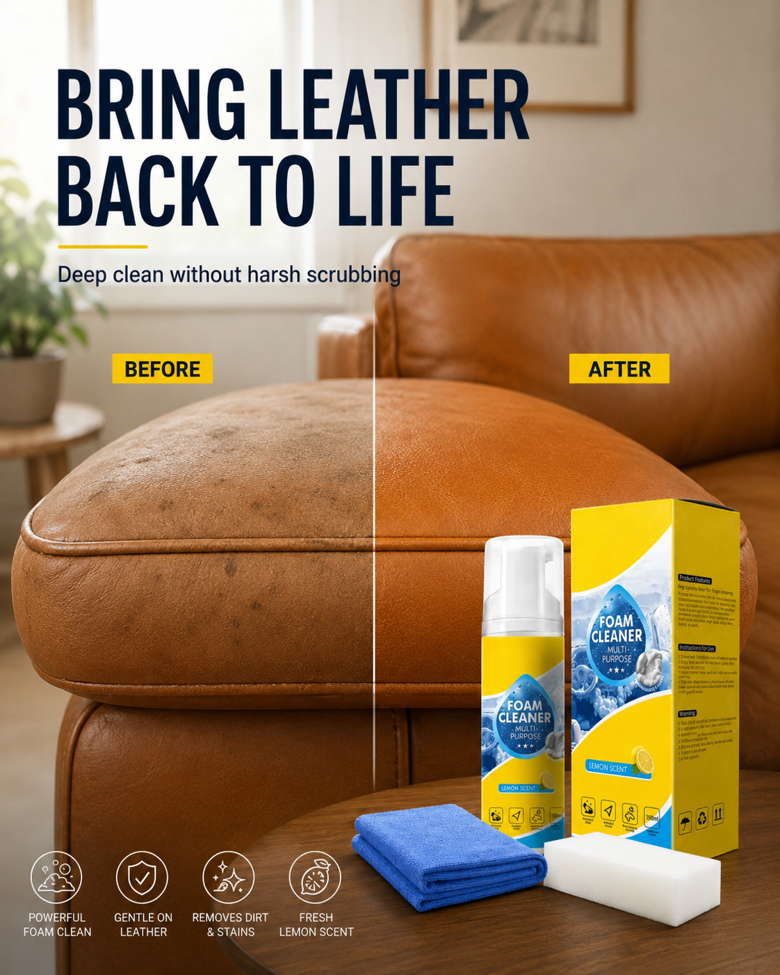 🔥Last Day 49% OFF - 🧽 Multi-Purpose Foam Cleaner