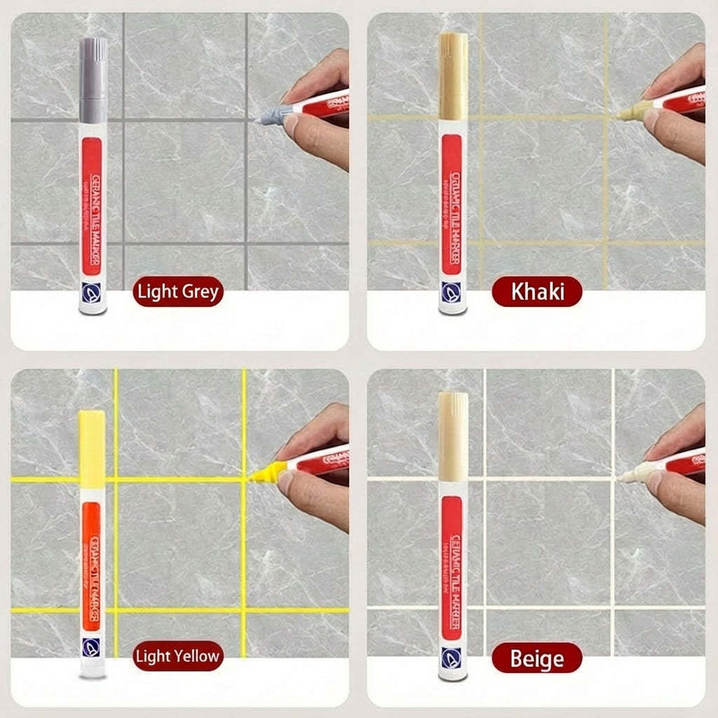 🖌️ Anti-Mould & Waterproof Joint Pen for Ceramic Tiles! 🧱