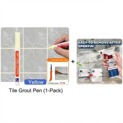 🖌️ Anti-Mould & Waterproof Joint Pen for Ceramic Tiles! 🧱