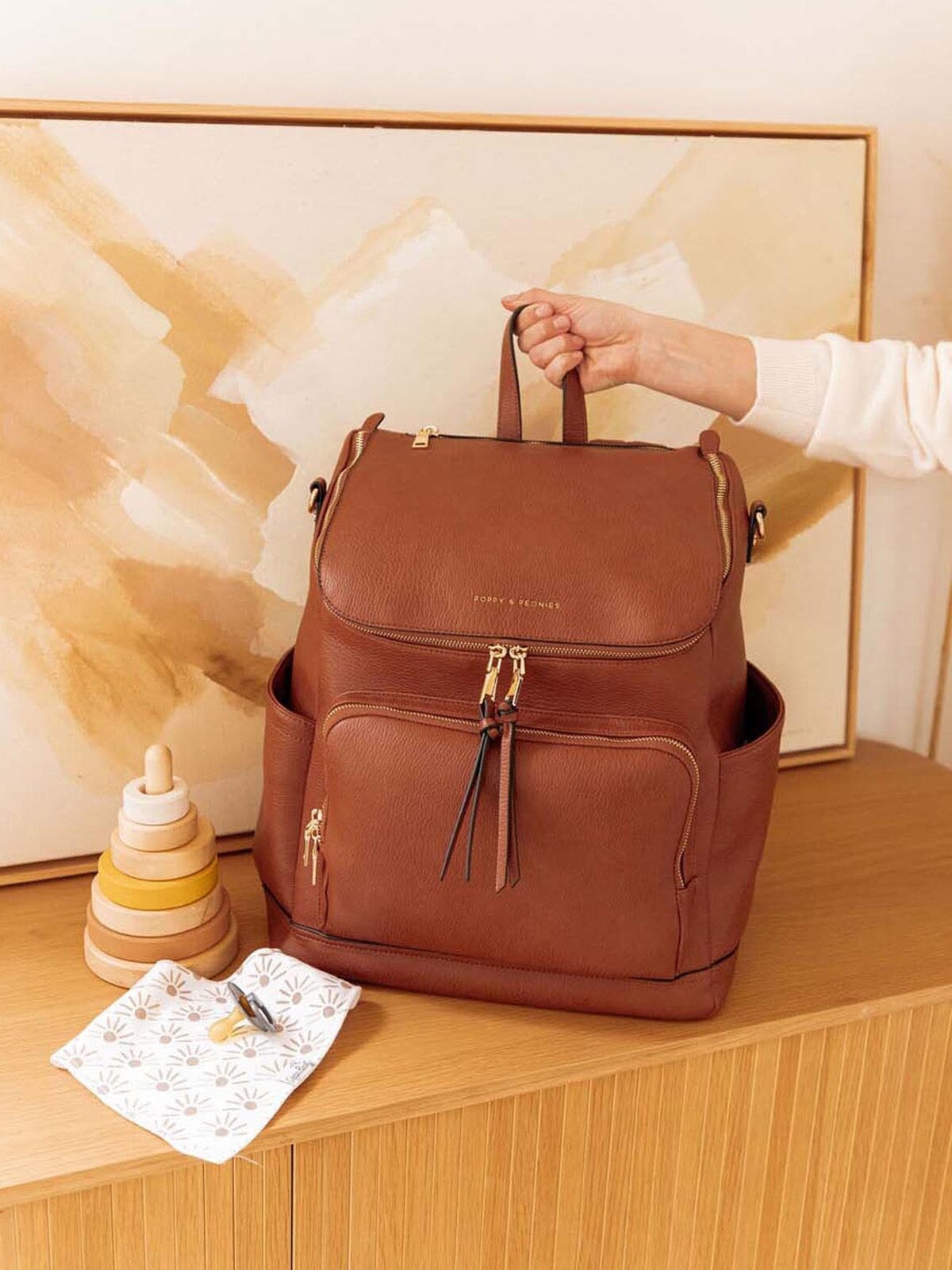Lullaby Diaper Backpack Chestnut