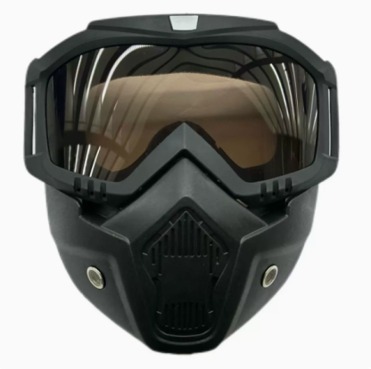 🤿Multi-Functional Protective Face Mask - Auto-Darkening Welding Goggles, Anti-Fog Skiing Shield & Dustproof Yard Work Gear - All-Terrain Safety Mask