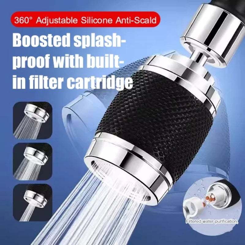🔥Splash proof booster swivel kitchen filter tap