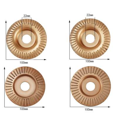 Heavy Duty Wood Carving Disc Set, 3 Piece Wood Grinding Disk & Sanding Discs for Angle Grinder