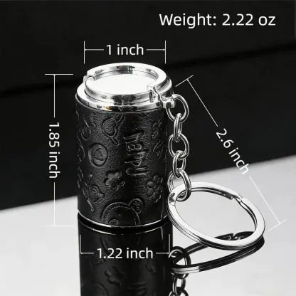 Mini Coin Bank 2-in-1 Fidget Stress Relief & Portable Coin Storage Loose Change Holder Secure Snap Closure Keychain Perfect for Daily Carry Satisfying Coin Drop Feel Piggy Bank