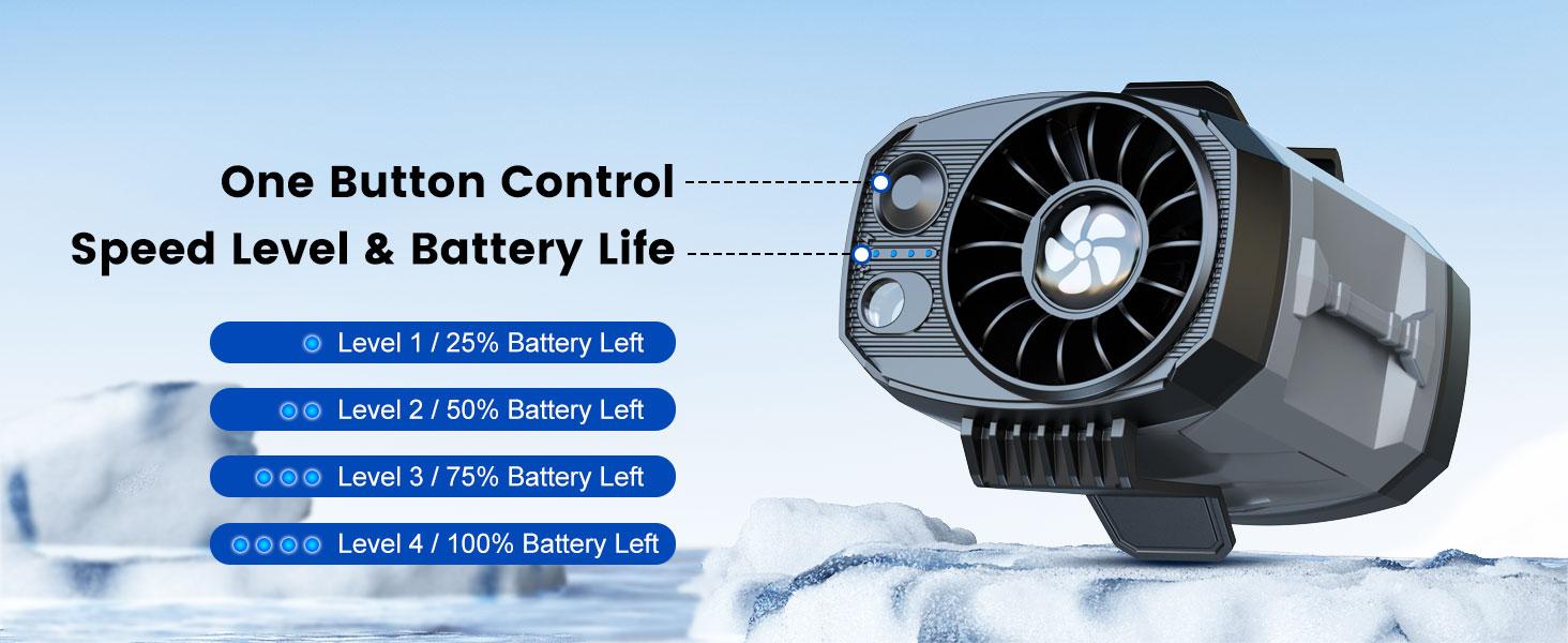 【Lentorgi】Portable Fan,Clip Fan Rechargeable With stand,4 Speeds Strong Airflow Small Fan Waist,Weight reduction design,for Travel Camping Outdoor Jobsite,Camping Essentials-Black and Gray