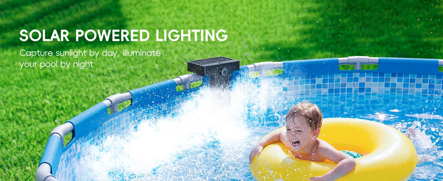 Pool lighting coverage