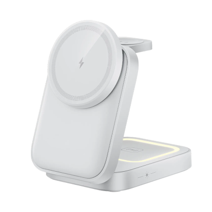 3-In-1 Foldable Magnetic Wireless Charging Station