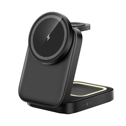 3-In-1 Foldable Magnetic Wireless Charging Station