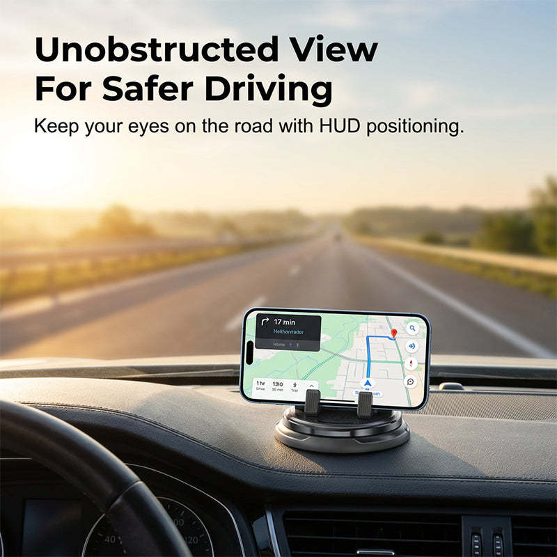 360° drehbare Handyhalterung für das Armaturenbrett im Auto
