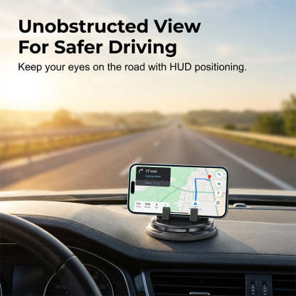 360° drehbare Handyhalterung für das Armaturenbrett im Auto