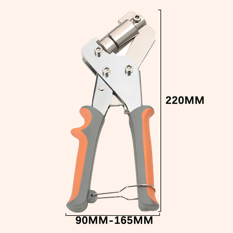 🛠️  Heavy Duty Eyelet Grommet Pliers Set, Hand Hole Punch Tool Kit with Metal Eyelets, For Leather, Canvas, Belt, Tents & DIY Craft Projects