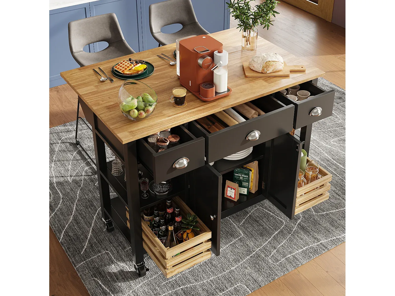Esszimmer und Küche,Küche,Kücheninsel-FURNIAVITO