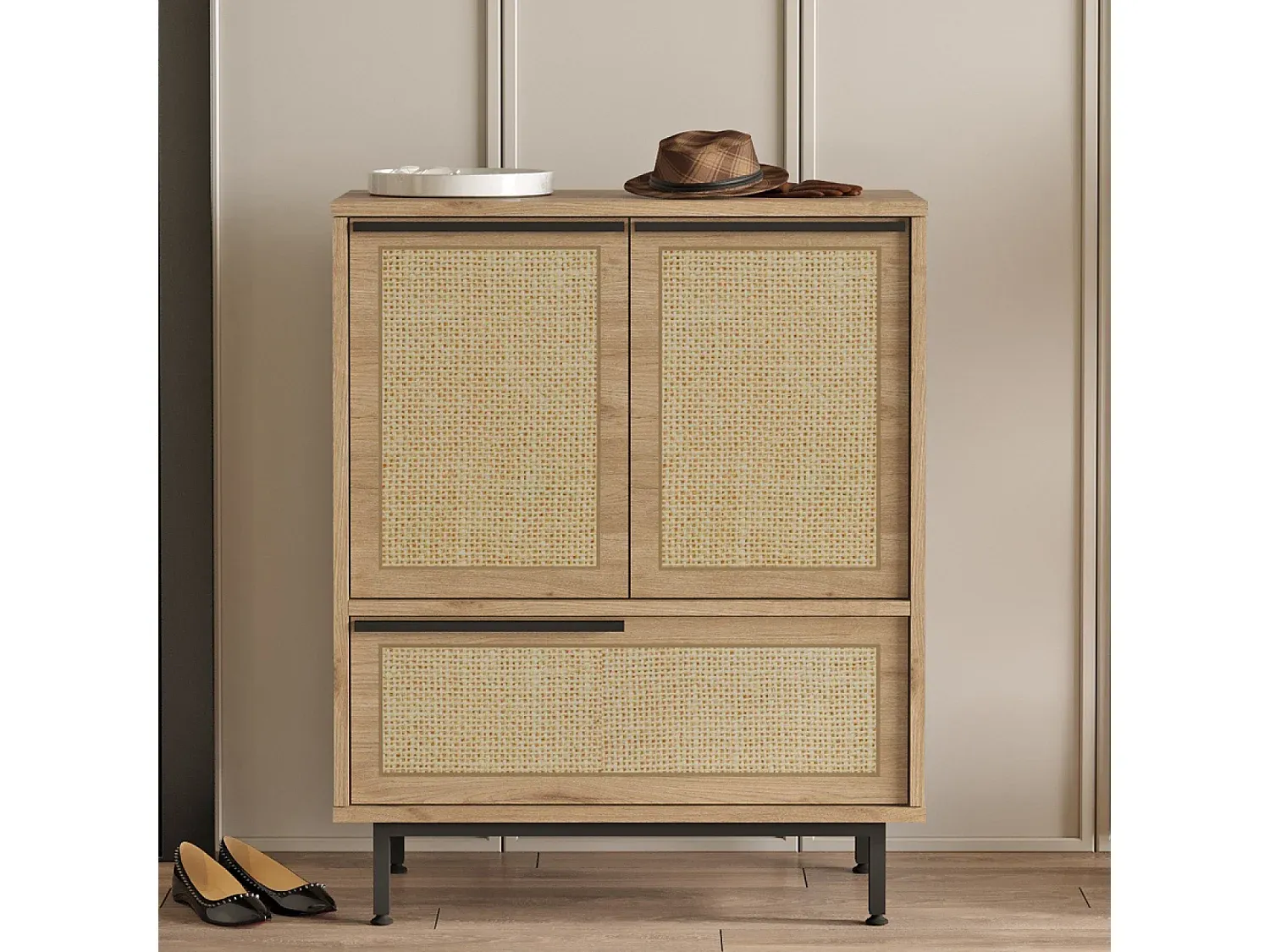 Wohnzimmer und Flur,Bereich Flurmöbel und Ordnungshelfer,Schuhschrank-FURNIAVITO