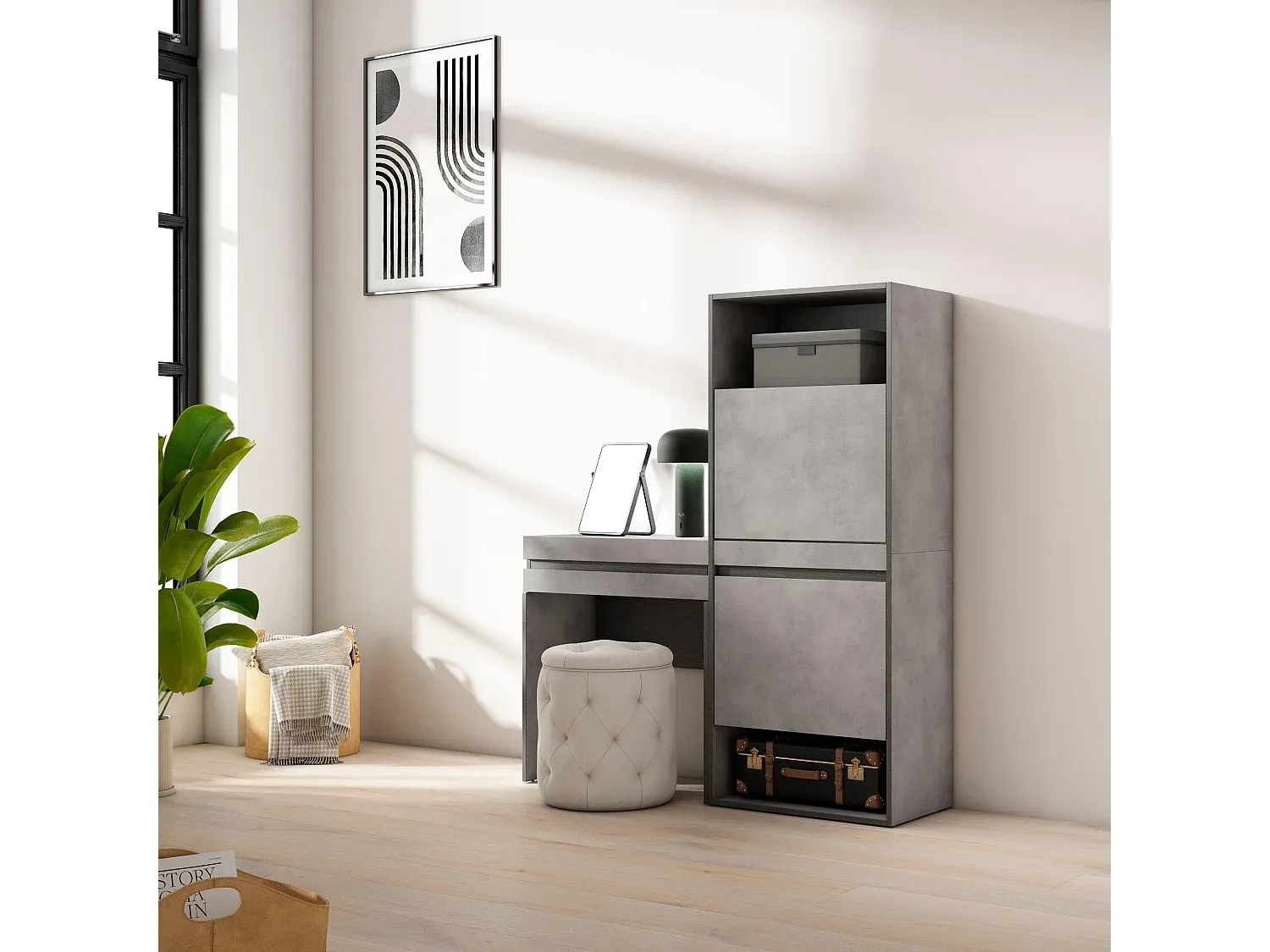 Wohnzimmer und Flur,Bereich Flurmöbel und Ordnungshelfer,Schuhschrank-FURNIAVITO