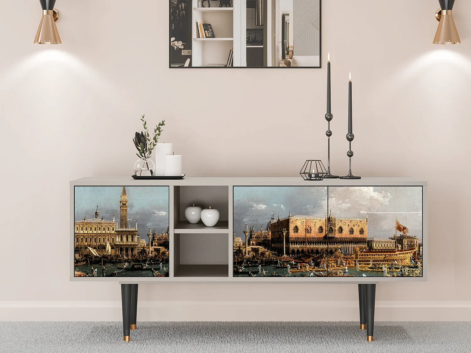 Wohnzimmer und Flur,Wohnzimmermöbel,TV-Board-FURNIAVITO