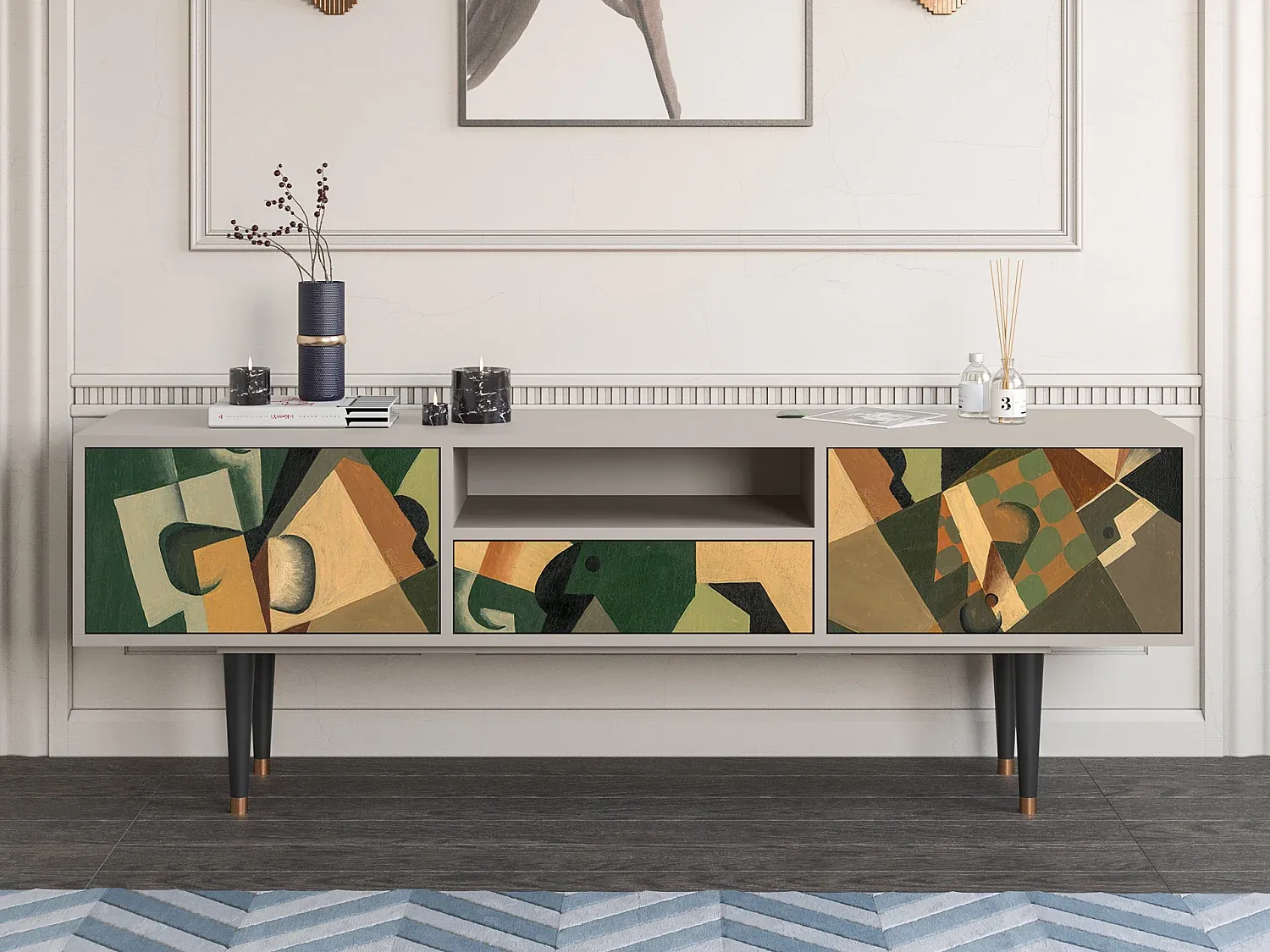 Wohnzimmer und Flur,Wohnzimmermöbel,TV-Board-FURNIAVITO