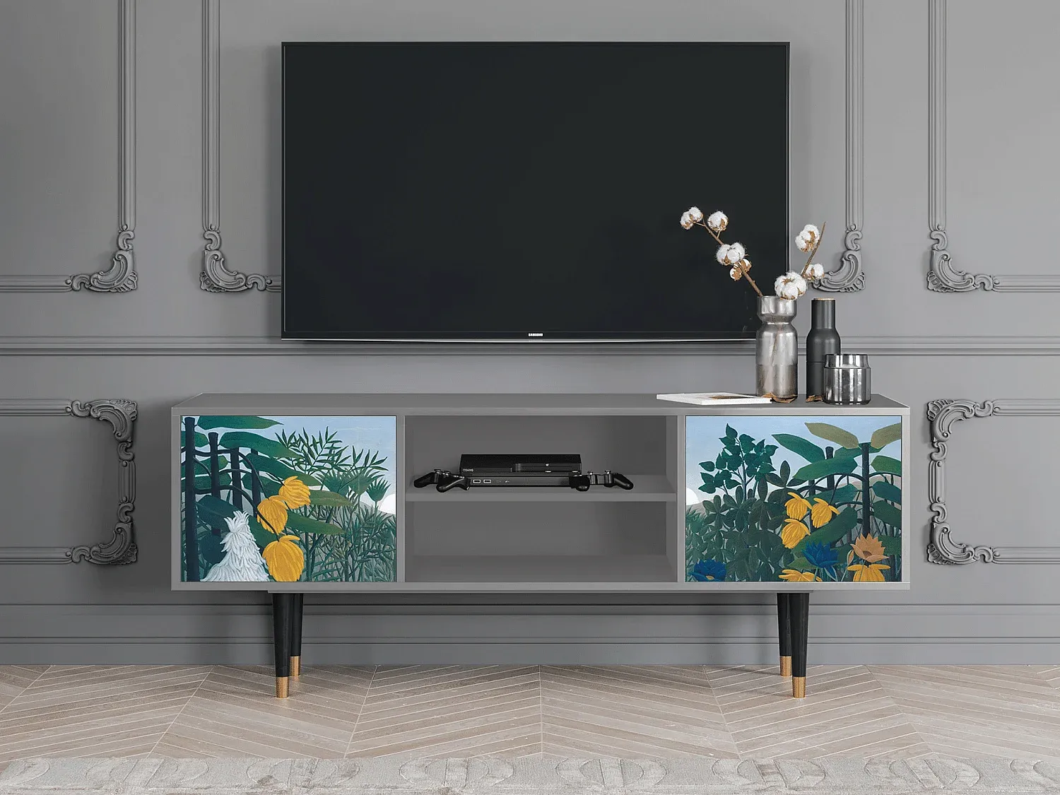 Wohnzimmer und Flur,Wohnzimmermöbel,TV-Board-FURNIAVITO