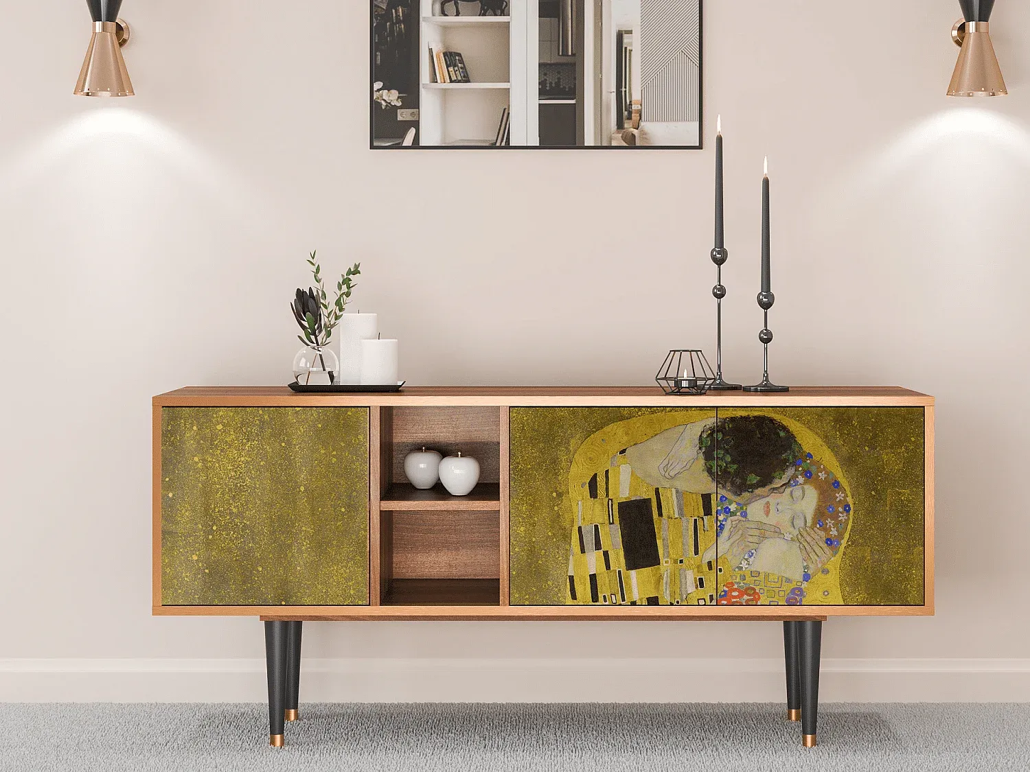 Wohnzimmer und Flur,Wohnzimmermöbel,TV-Board-FURNIAVITO