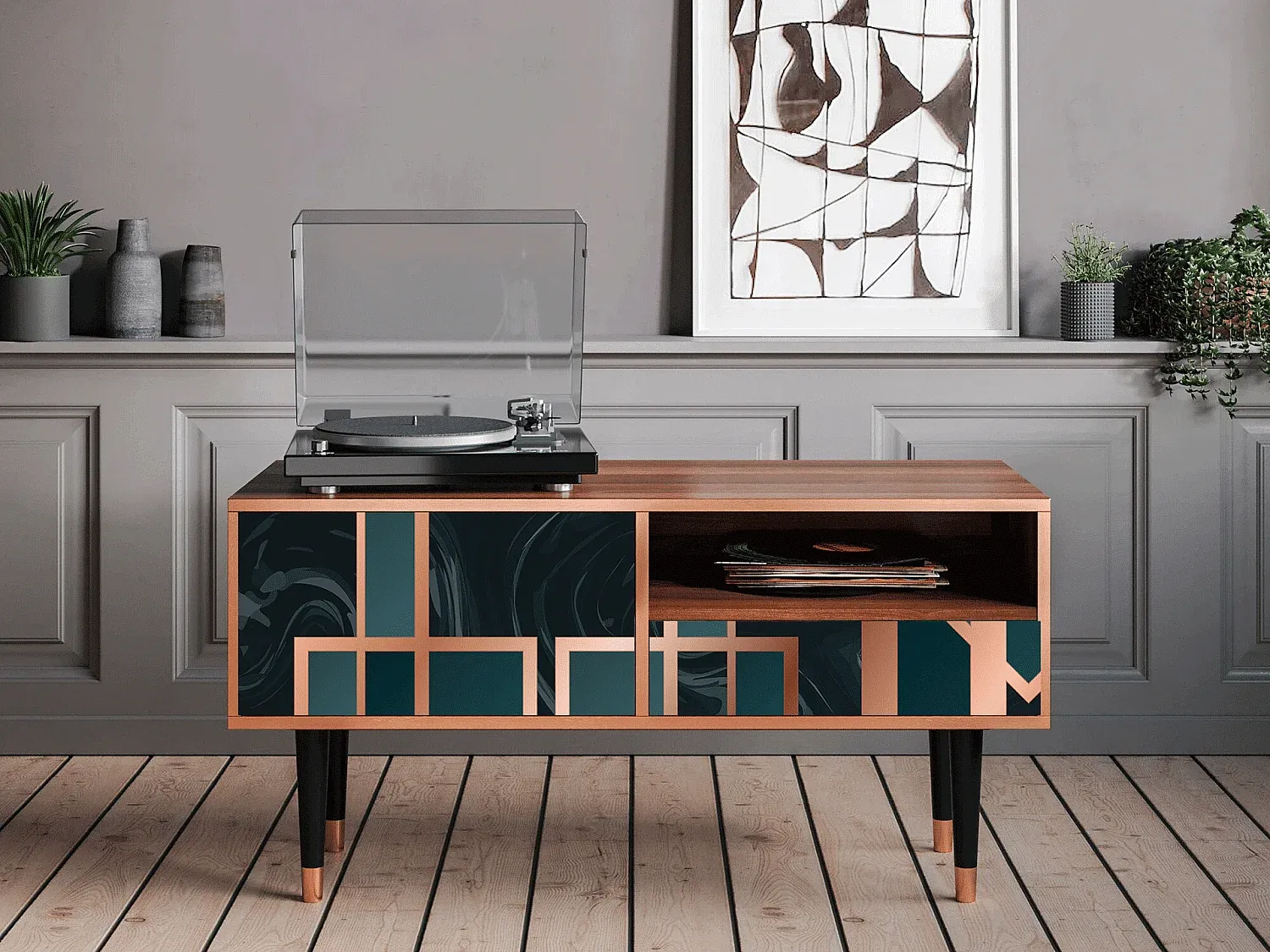 Wohnzimmer und Flur,Wohnzimmermöbel,TV-Board-FURNIAVITO
