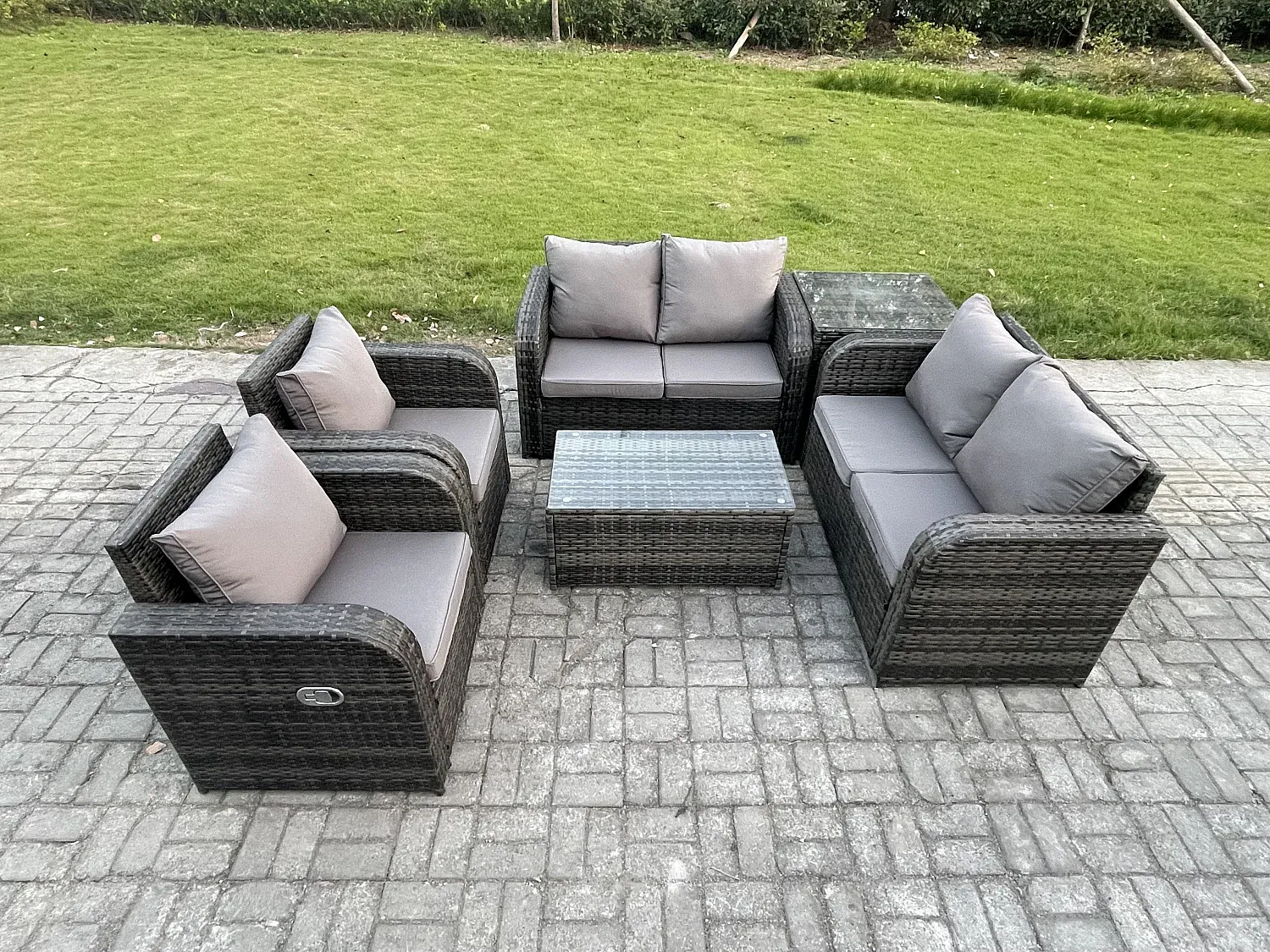 Garten,Gartenmöbel,Gartensitzgruppe im Set-FURNIAVITO