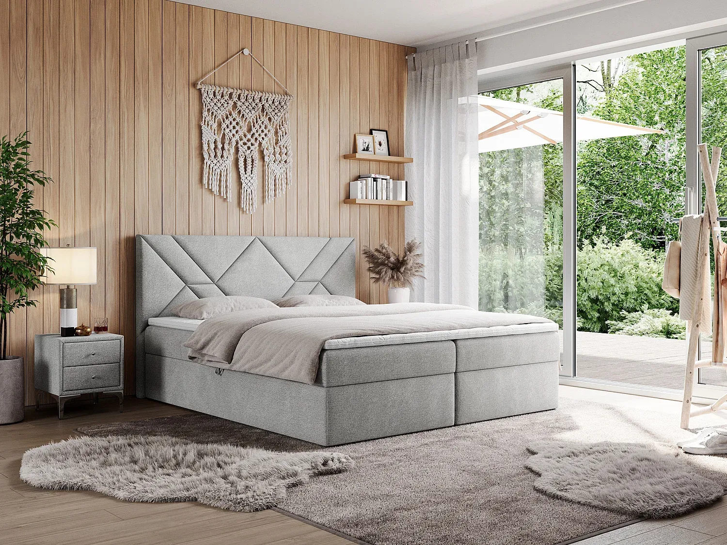 Schlafzimmer,Bereich Bett,Boxspringbett-FURNIAVITO