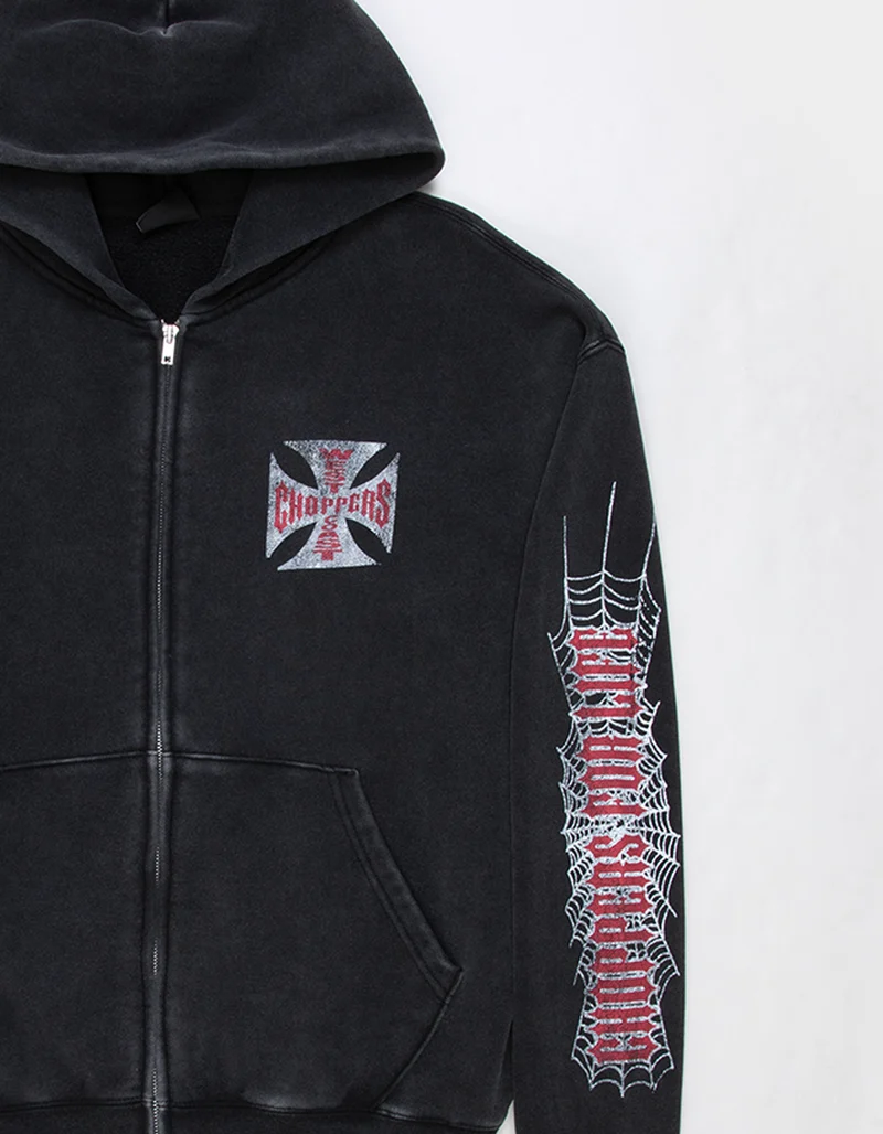 WEST COAST CHOPPERS Crawler Mens Zip-Up Hoodie