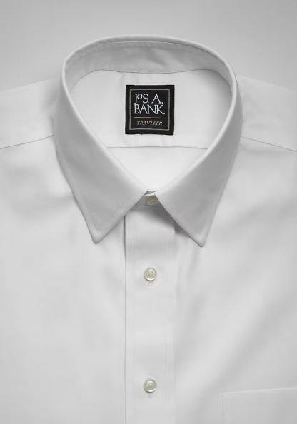 Traveler® Collection Traditional Fit Point Collar Dress Shirt - Big & Tall 