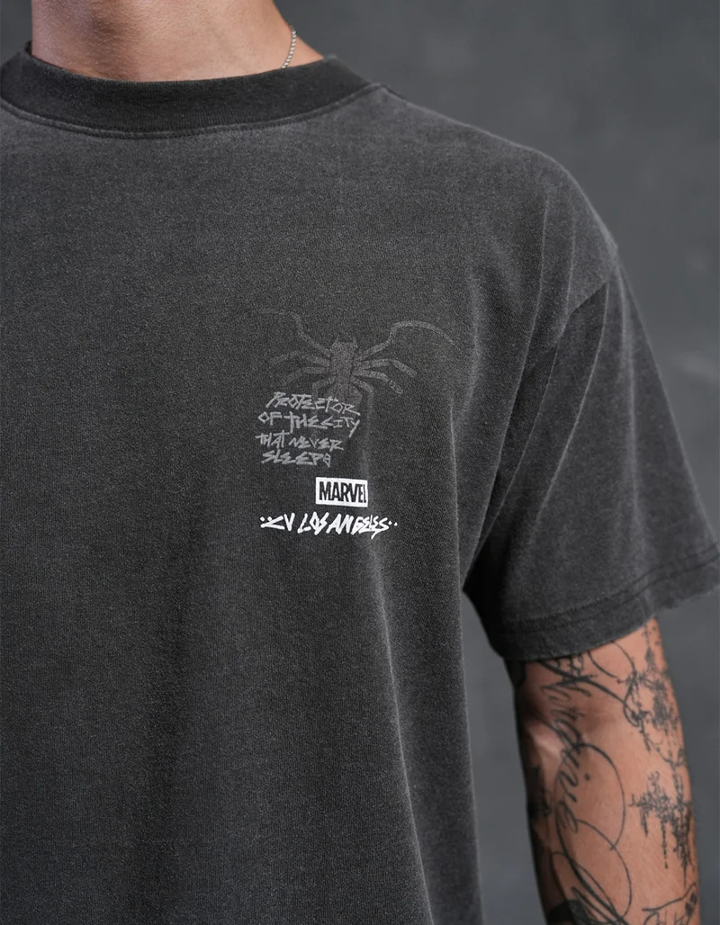 CVLA x Marvel Spider-Man Web Of The City Mens Boxy Tee