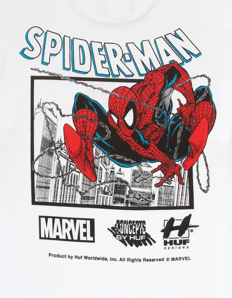 HUF x Marvel Spider-Man Webcrawl Mens Tee