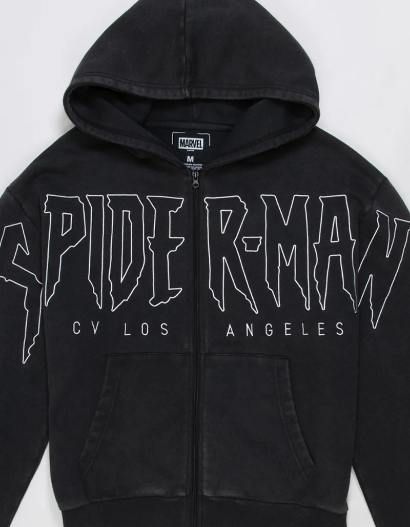 CVLA x Marvel Spider-Man Sigil Mens Zip-Up Hoodie