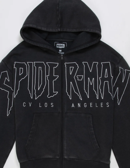CVLA x Marvel Spider-Man Sigil Mens Zip-Up Hoodie