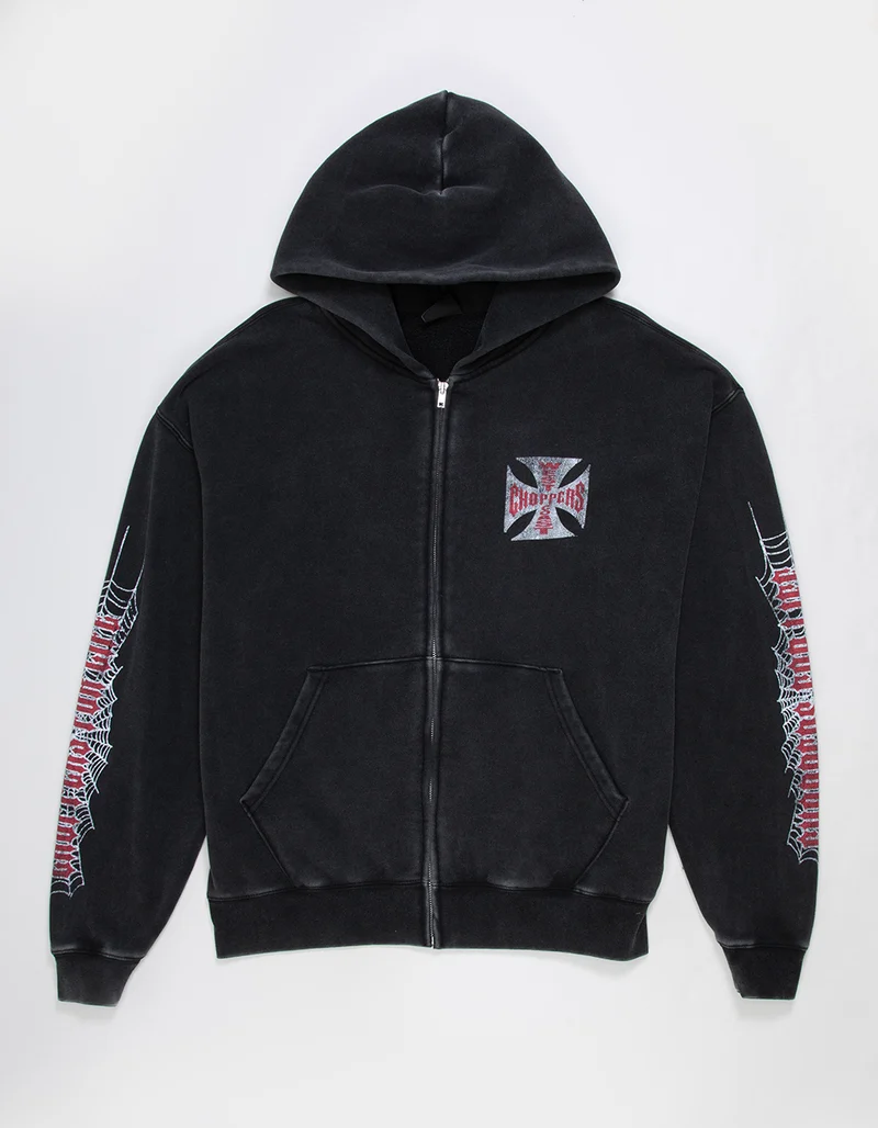 WEST COAST CHOPPERS Crawler Mens Zip-Up Hoodie